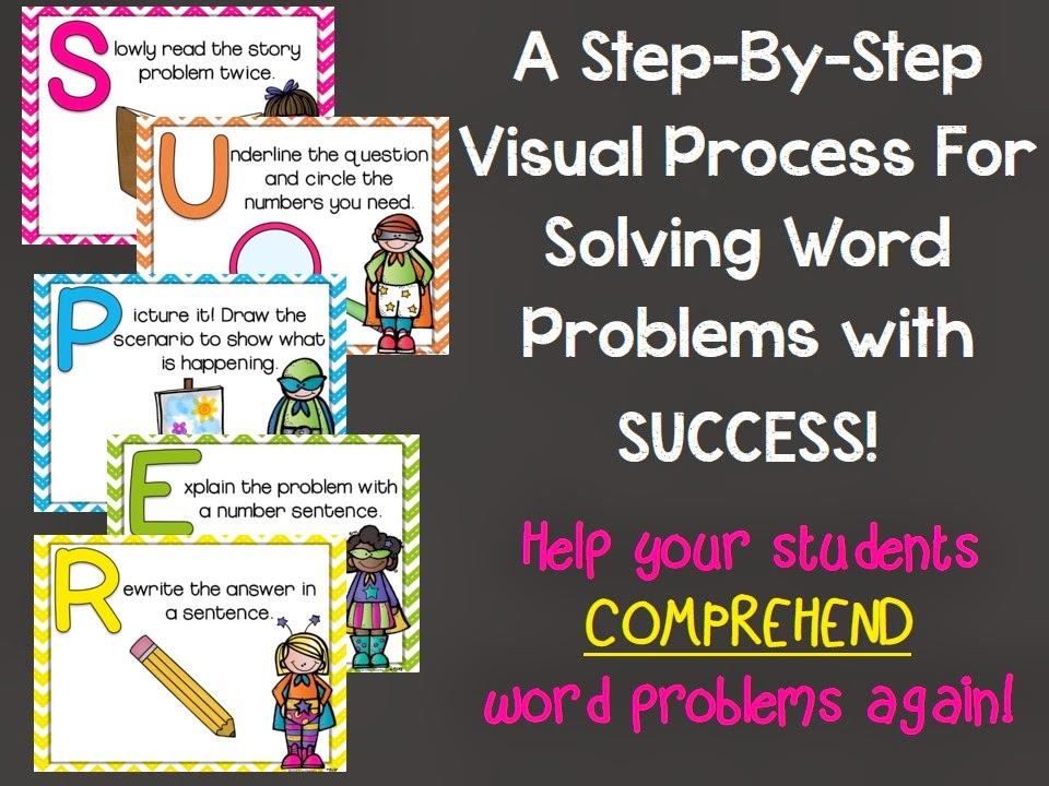 steps to solve word problems