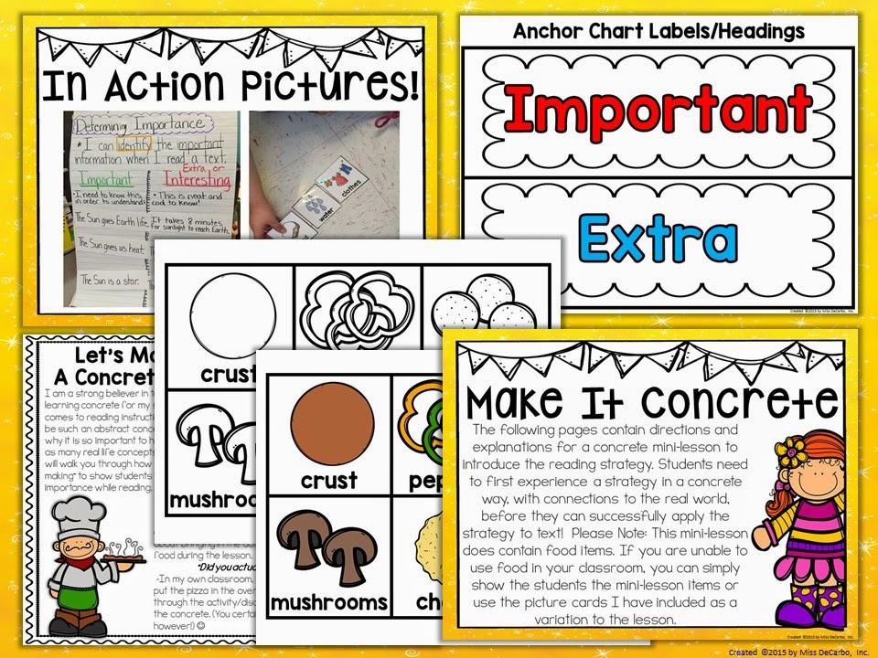 Tons of ideas, activities, lesson plans, and resources for teaching students how to determine importance while they read. Determining importance is such a critical part of reading comprehension. Learn how to make it FUN for your students!