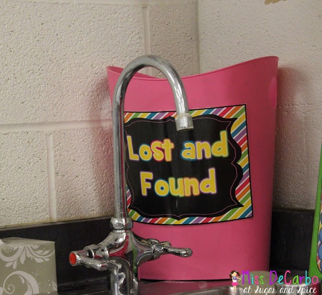 Storage and Organization Success: Lost and Found Trash Can