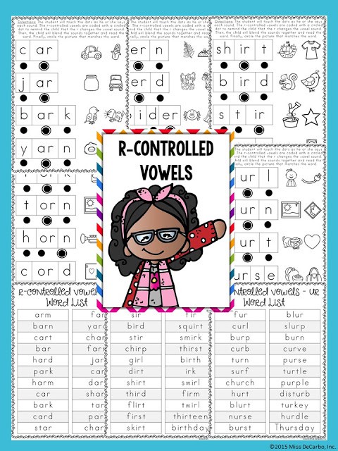 R controlled sounds - No Prep Reading Intervention Binder ELA Edition 2: Packed with phonics and fluency activities, ideas, resources, printables, and word lists for small groups, RTI, one on one intervention and instruction, and literacy groups. Great for teachers, volunteers, and intervention specialists. Tons of reading intervention ideas and strategies by Miss DeCarbo!