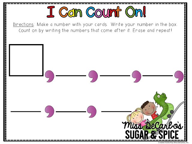 Independent Math Games FREEBIE Sample Pack by Miss DeCarbo