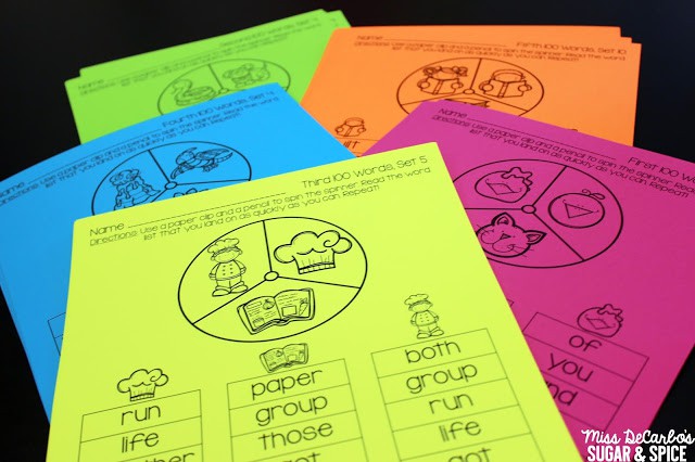 Use Small Group Reading Warm Ups To Maximize Your Time At The Small Group Table: Sight Word Ideas and Activities, Fluency and Book Baskets, and Organization Ideas!