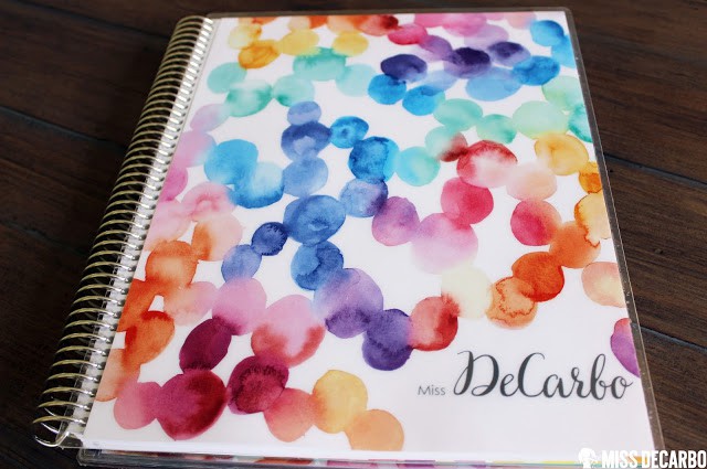 Beautiful Back to School Tools for Teachers: An Erin Condren Review by Miss DeCarbo