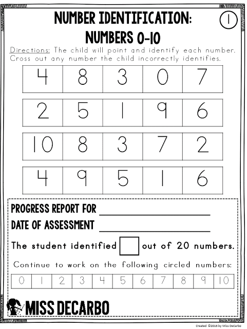 Free Math Assessment Sample: Using Data to Drive Math Instruction - Easy Organization and Assessments